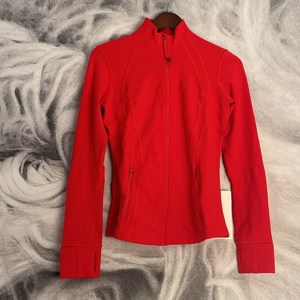 Lululemon Define Jacket Luon True Red NWT SIZE 10 ❤️ RARE - Picture 2 of 10